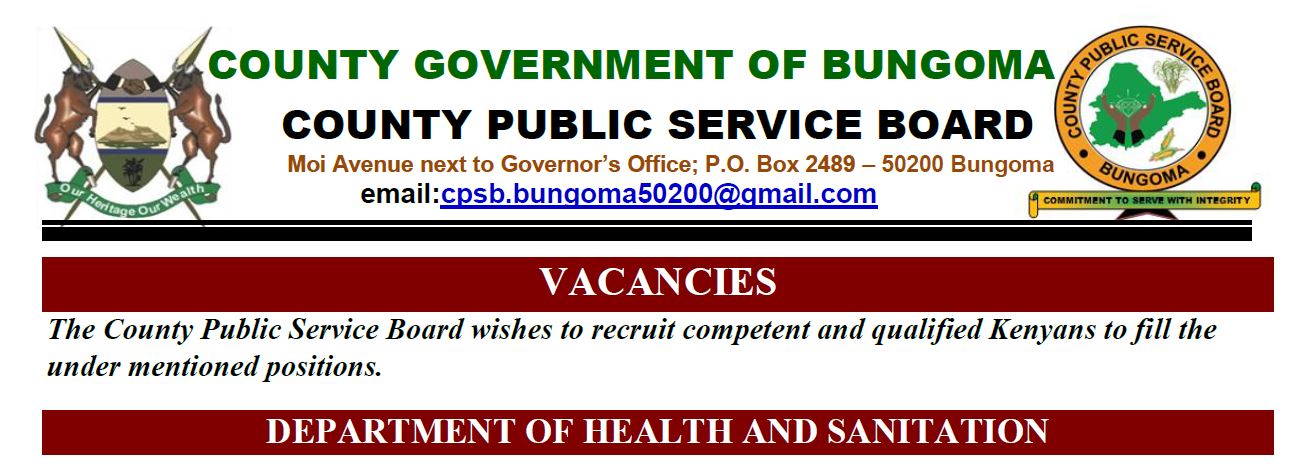 Vacancies in Health